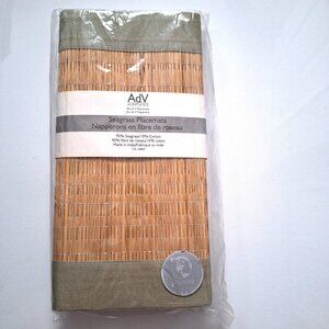Seagrass Placemats Set of 4 NWT